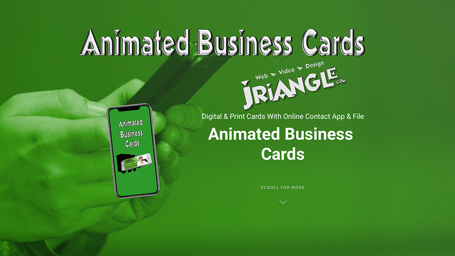 Download Animated Business Cards Jriangle Productions