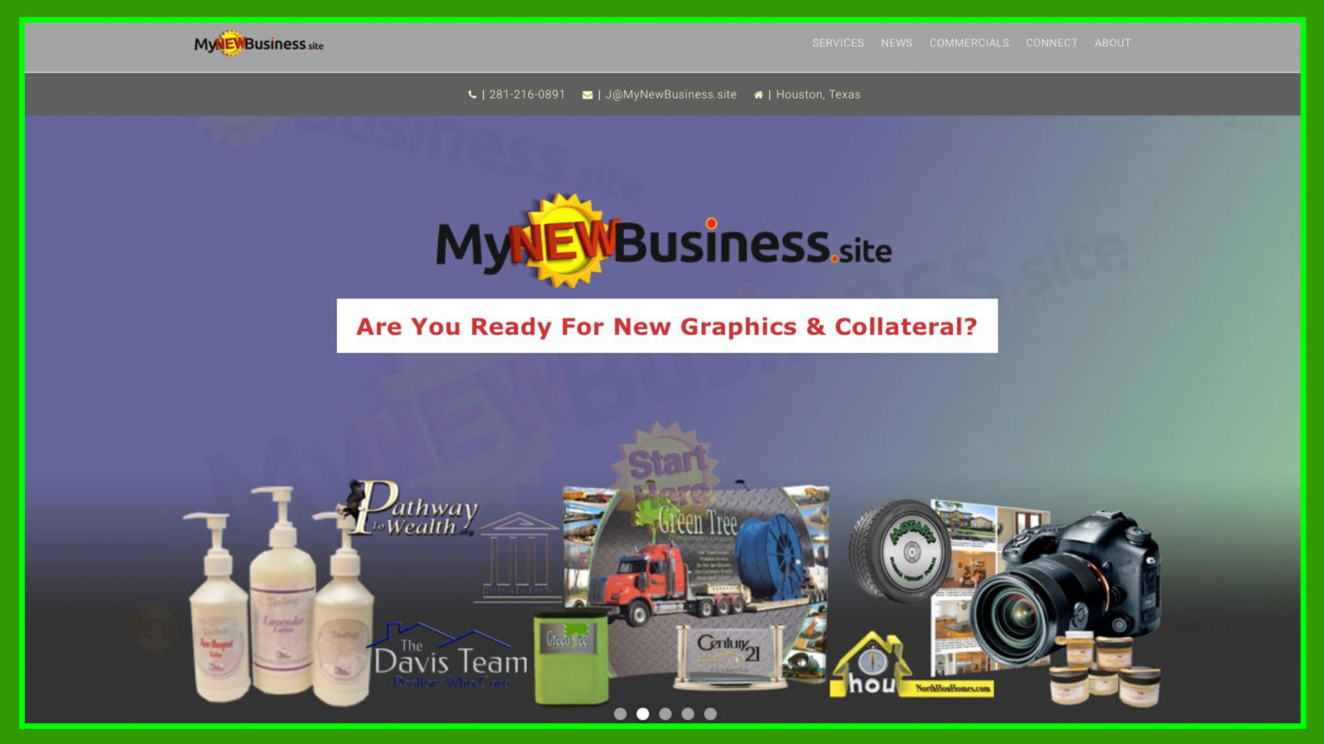 My New Business Site